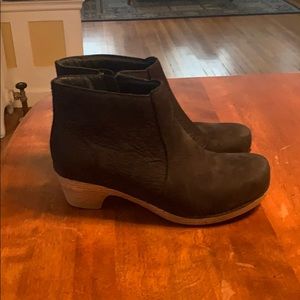 Dansko Maria Bootie Black